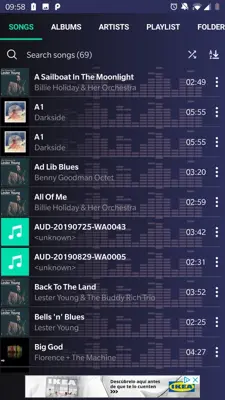 MP3 Player android App screenshot 0